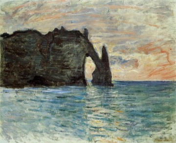  Cliff Art - The Cliff at Etretat Claude Monet